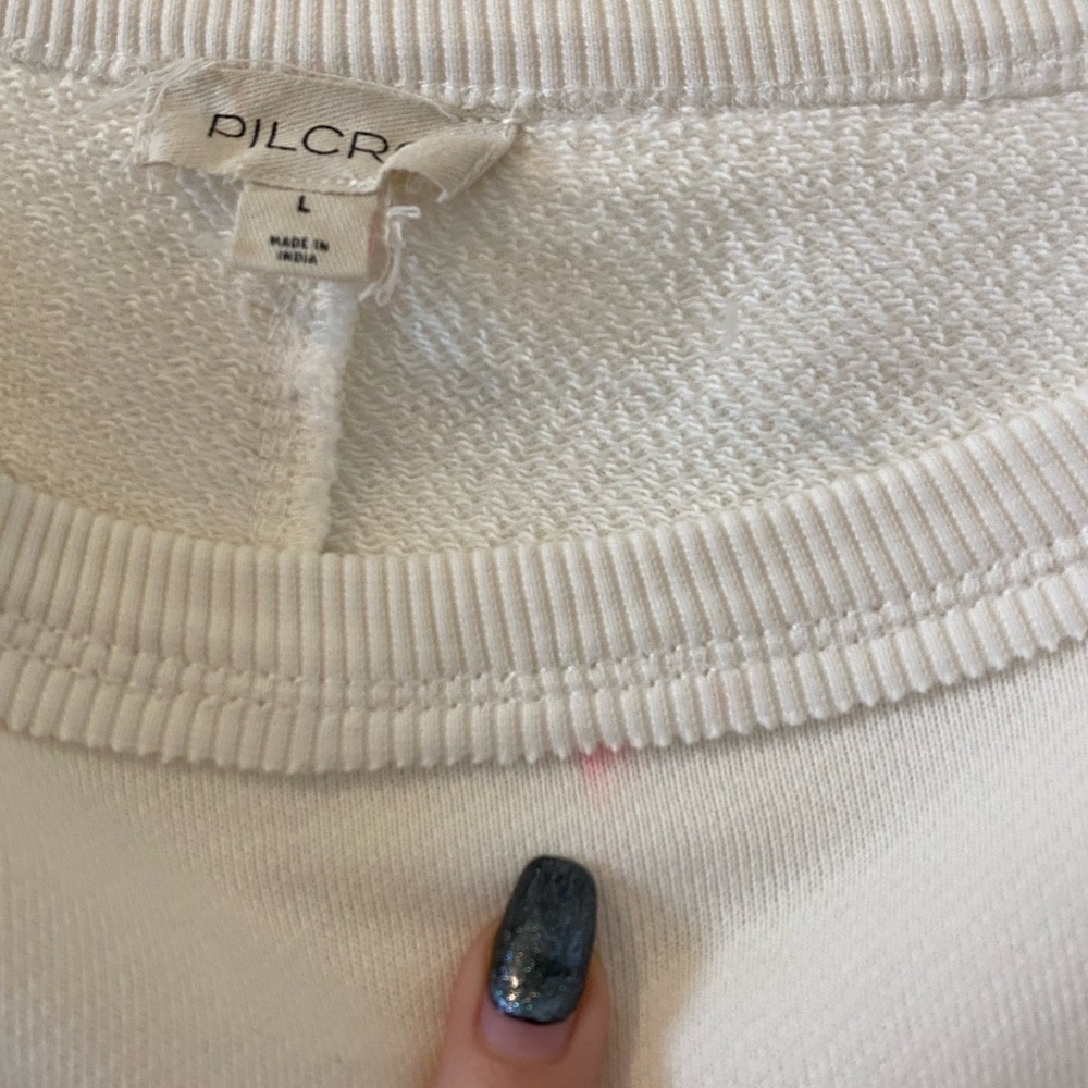 Anthropologie Pilcro Sweater Sleeve Blouse - Picture 5 of 6